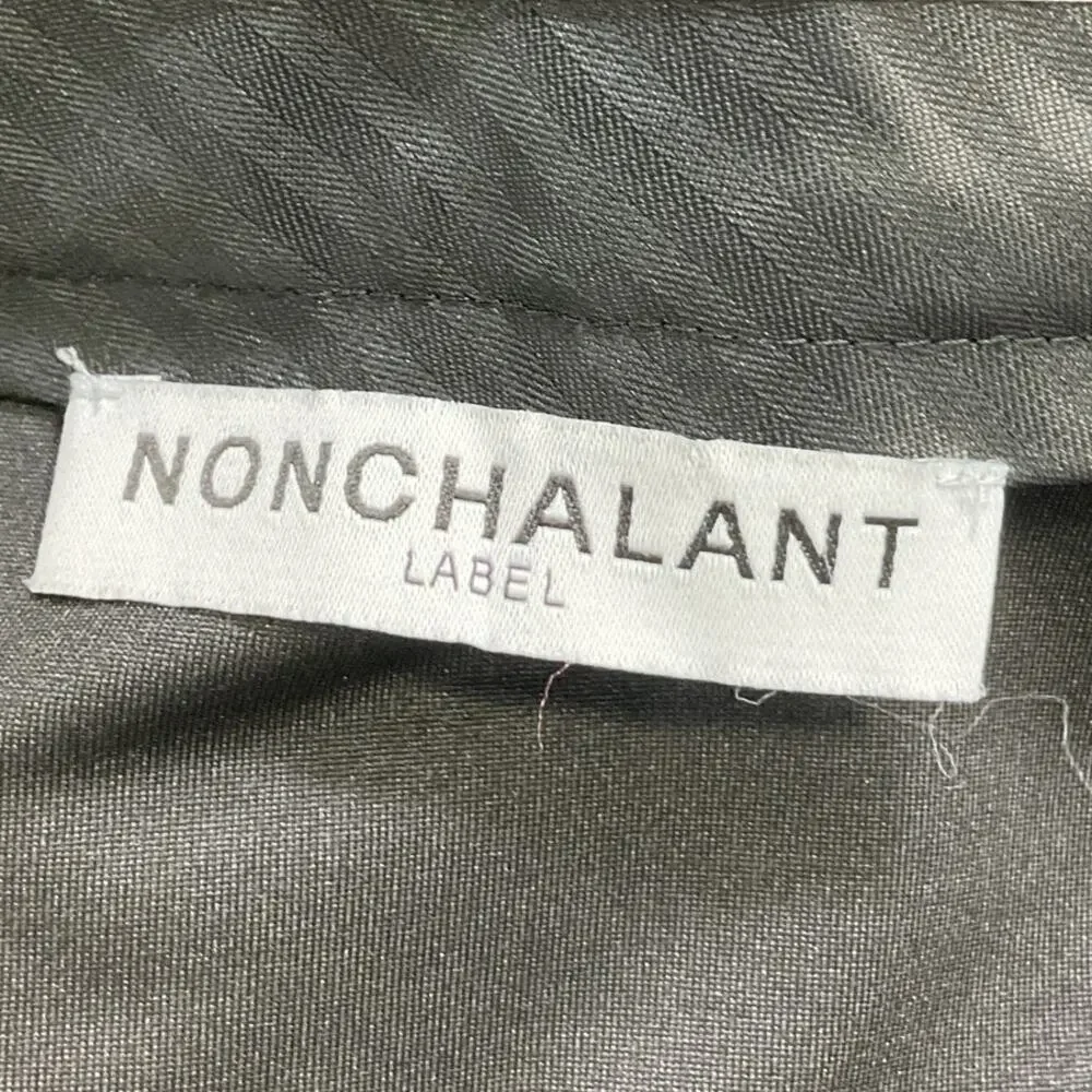 Nonchalant Label Sleek Black Ryder Top Size S